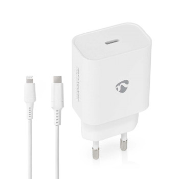 WCPDL20W112WT Oplader | 20 w | pd3.0 20w | snellaad functie | 1.67 / 2.22 / 3.0 a | outputs: 1 | usb-c™ | li