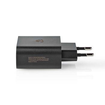 WCQC402ABK Oplader | 32 w | snellaad functie | 1.5 / 2.0 / 2.5 / 3.0 a | outputs: 1 | usb-c™ | automatisc Product foto