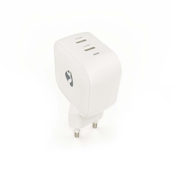 WGCHA35WWT Oplader | 35 w | gan | pd3.0 | snellaad functie | 1.75 / 2.33 / 2.92 / 3.0 a | outputs: 2 | 2x usb-c Product foto