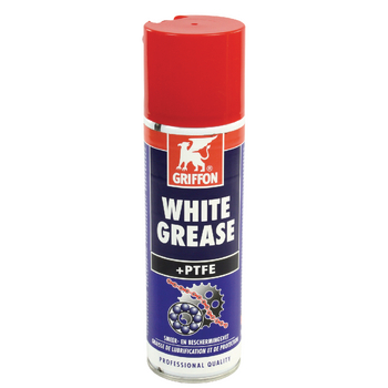 WHITE-GRS Blank vet spray plastic/rubber/teflon 300 ml