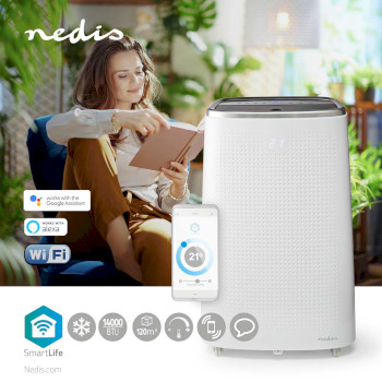 WIFIACMB1WT14 Smartlife 3-in-1 airconditioner | wi-fi | 14000 btu | 120 m³ | ontvochtiging | android™ / Product foto