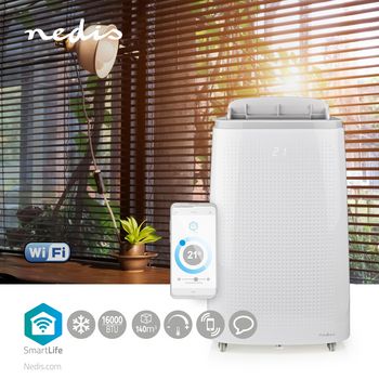 WIFIACMB1WT16 Smartlife 3-in-1 airconditioner | wi-fi | 16000 btu | 140 m³ | ontvochtiging | android™ / Product foto