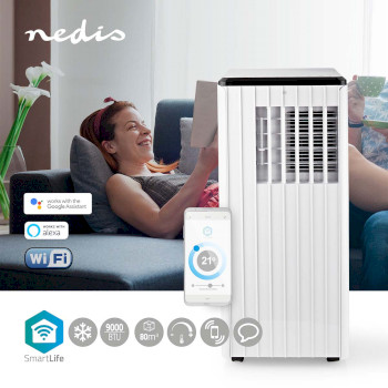 WIFIACMB3WT9 Smartlife 3-in-1 airconditioner | wi-fi | 9000 btu | 80 m³ | ontvochtiging | android™ / i Product foto