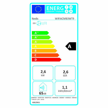 WIFIACMB3WT9 Smartlife 3-in-1 airconditioner | wi-fi | 9000 btu | 80 m³ | ontvochtiging | android™ / i  foto