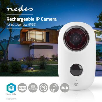 WIFICBO10WT Smartlife camera voor buiten | wi-fi | full hd 1080p | ip65 | cloud opslag (optioneel) / microsd (ni Product foto