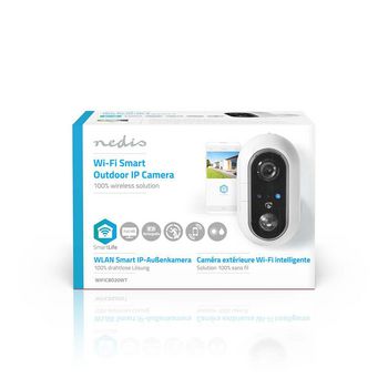 WIFICBO20WT Smartlife camera voor buiten | wi-fi | full hd 1080p | ip65 | max. batterijduur: 4 maanden | cloud o  foto