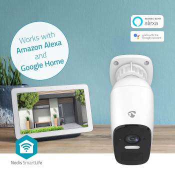 WIFICBO32WT Smartlife camera voor buiten | wi-fi | spotlight | 4mp quad hd 1440p / 2560x1440 | ip66 | max. batte Product foto