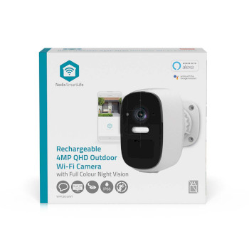 WIFICBO32WT Smartlife camera voor buiten | wi-fi | spotlight | 4mp quad hd 1440p / 2560x1440 | ip66 | max. batte  foto