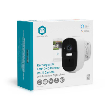 WIFICBO32WT Smartlife camera voor buiten | wi-fi | spotlight | 4mp quad hd 1440p / 2560x1440 | ip66 | max. batte Verpakking foto