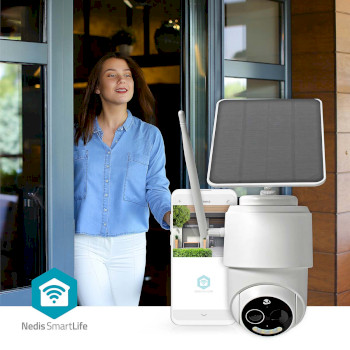 WIFICBO50WT Smartlife camera voor buiten | wi-fi | full hd 1080p | pan tilt | ip65 | max. batterijduur: 5 maande Product foto