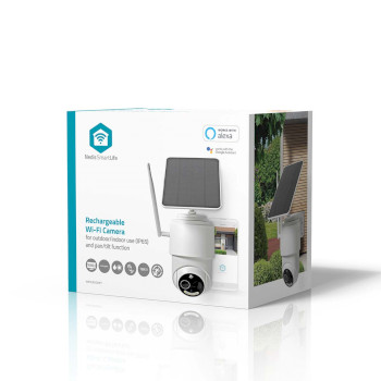 WIFICBO50WT Smartlife camera voor buiten | wi-fi | full hd 1080p | pan tilt | ip65 | max. batterijduur: 5 maande Verpakking foto