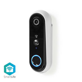 WIFICDP20WT Smartlife videodeurbel | wi-fi | batterij gevoed | hd 720p | cloud opslag (optioneel) / microsd (nie