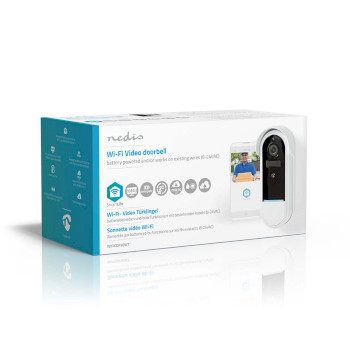 WIFICDP30WT Smartlife videodeurbel | wi-fi | batterij gevoed / transformator | full hd 1080p | cloud opslag (opt Verpakking foto