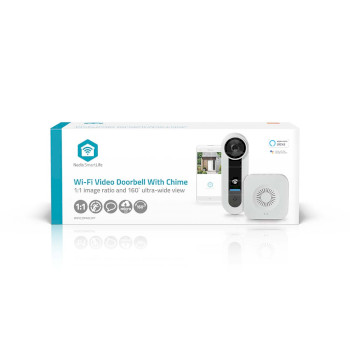 WIFICDP40CWT Smartlife videodeurbel | wi-fi | netvoeding | 1536x1536 | cloud opslag (optioneel) / microsd (niet i  foto
