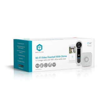 WIFICDP40CWT Smartlife videodeurbel | wi-fi | netvoeding | 1536x1536 | cloud opslag (optioneel) / microsd (niet i Verpakking foto