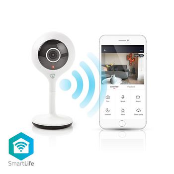 WIFICI05WT Smartlife camera voor binnen | wi-fi | hd 720p | cloud opslag (optioneel) / microsd (niet inbegrepen Product foto
