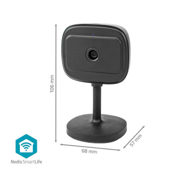 WIFICI07CBK Smartlife camera voor binnen | wi-fi | full hd 1080p | pan tilt | cloud opslag (optioneel) / microsd Product foto