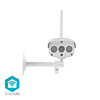 WIFICO030CWT Smartlife camera voor buiten | wi-fi | full hd 1080p | ip67 | cloud opslag (optioneel) / microsd (ni