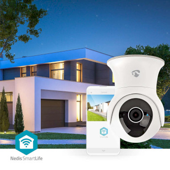 WIFICO20CWT Smartlife camera voor buiten | wi-fi | full hd 1080p | pan tilt | ip65 | cloud opslag (optioneel) /  Product foto