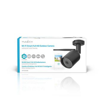 WIFICO40CBK Smartlife camera voor buiten | wi-fi | full hd 1080p | ip65 | cloud opslag (optioneel) / microsd (ni  foto