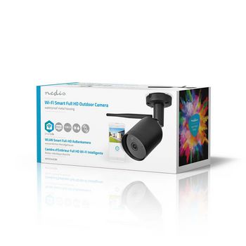 WIFICO40CBK Smartlife camera voor buiten | wi-fi | full hd 1080p | ip65 | cloud opslag (optioneel) / microsd (ni Verpakking foto