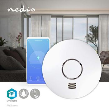 WIFIDS10WT Smartlife rookmelder | wi-fi | warmtesensor | batterij gevoed | levenscyclus sensor: 10 jaar | en 14 Product foto