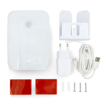 WIFIFD10WT Valdetector | wi-fi | detectiebereik: 7 m | effectief gezichtsveld (horizontaal): ±45° | e Inhoud verpakking foto