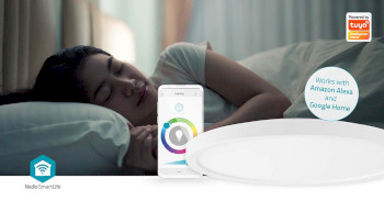 WIFILAC31WT Smartlife plafondlamp | wi-fi | rgb / warm tot koel wit | rond | diameter: 290 mm | 1800 lm | 2700 - Product foto