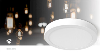 WIFILAW20WT Smartlife plafondlamp | wi-fi | koel wit / warm wit | rond | diameter: 300 mm | 1200 lm | 2700 - 650 Product foto