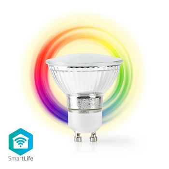 WIFILC10CRGU10 Smartlife multicolour lamp | wi-fi | gu10 | 330 lm | 5 w | rgb / warm wit | 2700 k | android™ 