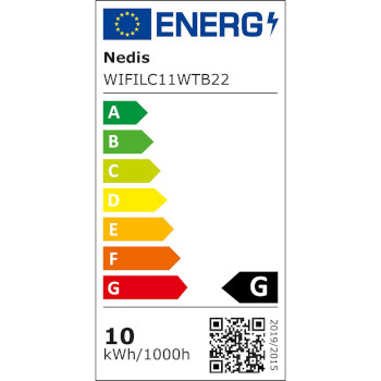 WIFILC11WTB22 Smartlife multicolour lamp | wi-fi | b22 | 470 lm | 6 w | rgb / warm wit | 2700 k | android™ / Product foto