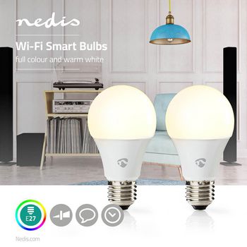 WIFILC21WTE27 Smartlife multicolour lamp | wi-fi | e27 | 470 lm | 6 w | rgb / warm wit | 2700 k | android™ / Product foto