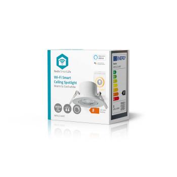 WIFILCS10WT Smartlife plafondlamp | wi-fi | warm tot koel wit | rond | diameter: 52 mm | 360 lm | 2700 - 6500 k  Verpakking foto