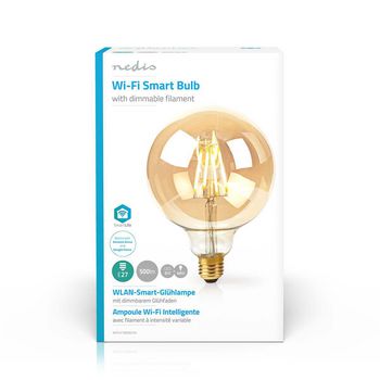 WIFILF10GDG125 Smartlife led filamentlamp | wi-fi | e27 | 500 lm | 5 w | warm wit | 2200 k | glas | android™  Verpakking foto