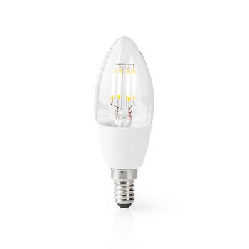 WIFILF10WTC37 Smartlife led filamentlamp | wi-fi | e14 | 400 lm | 5 w | warm wit | 2700 k | glas | android™  Product foto