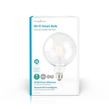 WIFILF10WTG125 Smartlife led filamentlamp | wi-fi | e27 | 500 lm | 5 w | warm wit | 2700 k | glas | android™   foto