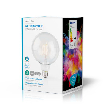 WIFILF10WTG125 Smartlife led filamentlamp | wi-fi | e27 | 500 lm | 5 w | warm wit | 2700 k | glas | android™  Verpakking foto
