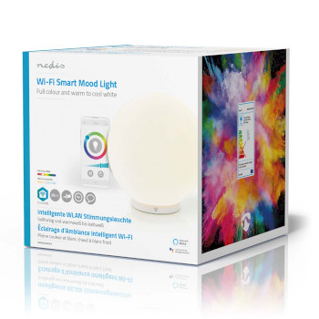 WIFILM10CWT Smartlife sfeerverlichting | wi-fi | rond | | 360 lm | rgb / warm tot koel wit | 2700 - 6500 k | 5 w Verpakking foto