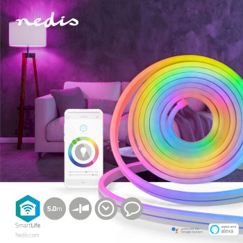 WIFILN51CRGB Smartlife led strip | wi-fi | meerkleurig | smd | 5.00 m | ip65 | 2700 k | 480 lm | android™ / Product foto