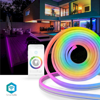 WIFILN51CRGB Smartlife led strip | wi-fi | meerkleurig | smd | 5.00 m | ip65 | 2700 k | 480 lm | android™ / Verpakking foto