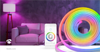 WIFILN51CRGB Smartlife led strip | wi-fi | meerkleurig | smd | 5.00 m | ip65 | 2700 k | 480 lm | android™ / Product foto