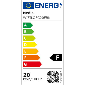 WIFILOFC20FBK Smartlife buitenlamp | 1600 lm | wi-fi | 20 w | rgb / warm tot koel wit | 2700 - 6500 k | aluminium   foto