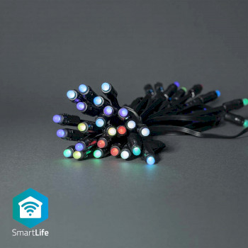 WIFILP01C48 Smartlife-kerstverlichting | feestverlichting | wi-fi | rgb | 48 led\'s | 10.80 m | android™ / 