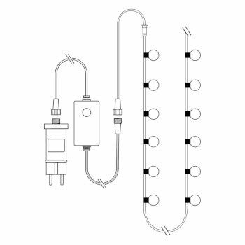 WIFILP02C48 Smartlife decoratieve verlichting | feestverlichting | wi-fi | rgb | 48 led\'s | 10.8 m | androidT Product foto