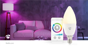 WIFILRC10E14 Smartlife multicolour lamp | wi-fi | e14 | 470 lm | 4.9 w | rgb / warm tot koel wit | 2700 - 6500 k  Product foto