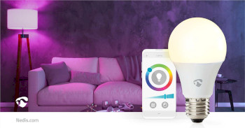 WIFILRC10E27 Smartlife multicolour lamp | wi-fi | e27 | 806 lm | 9 w | rgb / warm tot koel wit | 2700 - 6500 k |  Product foto