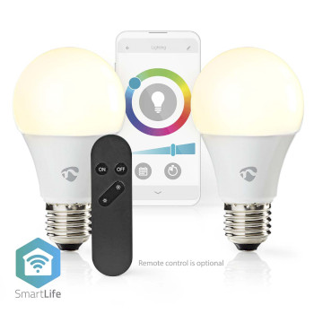 WIFILRC20E27 Smartlife multicolour lamp | wi-fi | e27 | 806 lm | 9 w | rgb / warm tot koel wit | 2700 - 6500 k |  Product foto