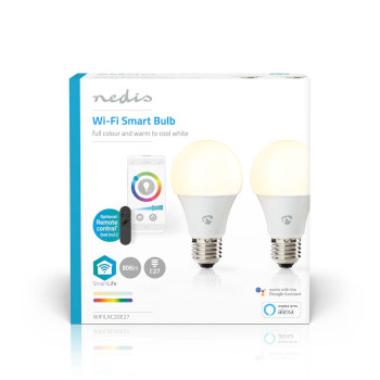 WIFILRC20E27 Smartlife multicolour lamp | wi-fi | e27 | 806 lm | 9 w | rgb / warm tot koel wit | 2700 - 6500 k |   foto