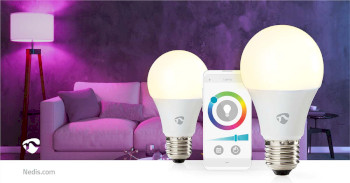 WIFILRC20E27 Smartlife multicolour lamp | wi-fi | e27 | 806 lm | 9 w | rgb / warm tot koel wit | 2700 - 6500 k |  Product foto