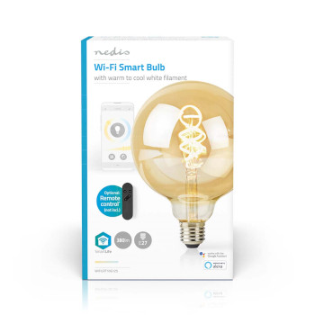 WIFILRT10G125 Smartlife led filamentlamp | wi-fi | e27 | 360 lm | 4.9 w | warm tot koel wit | 1800 - 6500 k | glas  foto